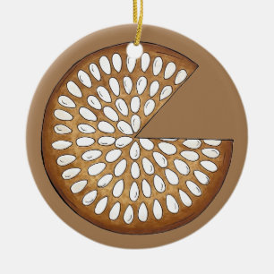 Dundee Cake Scotland Scottish Food Fruit Cake Keramisch Ornament