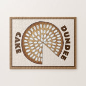 Dundee Cake Scotland Scottish Food Fruit Cake Legpuzzel (Horizontaal)