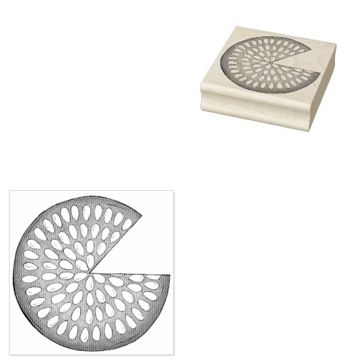 Dundee Cake Scotland Scottish Food Fruit Cake Rubberstempel (Gestempeld)