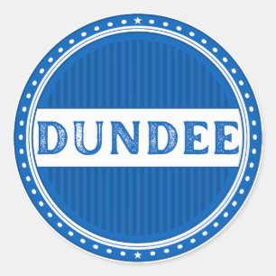 Dundee City Pride Embleem – Schotse identiteit Ronde Sticker