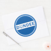 Dundee City Pride Embleem – Schotse identiteit Ronde Sticker (Envelop)