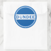 Dundee City Pride Embleem – Schotse identiteit Ronde Sticker (Tas)