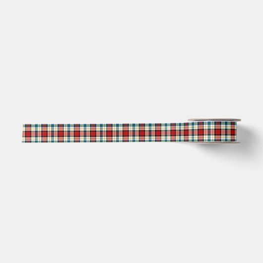 Dundee Dress Tartan Colorful Scottish Pset Satijnen Lint (Voorkant)