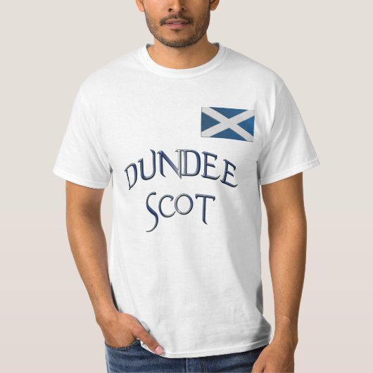 Dundee FLAG OF SCOTLAND Patriottisch T-shirt (Voorkant)