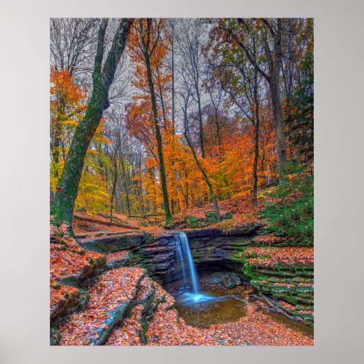 Dundee Herfsten in Herfst, Ohio Poster (Voorkant)