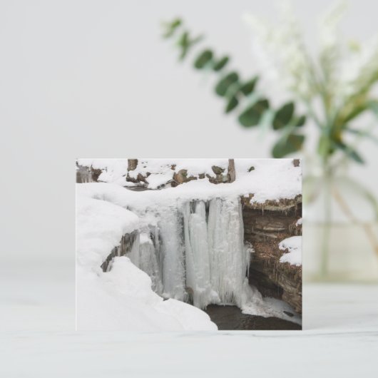 Dundee Herfsten in Winter, Ohio Briefkaart (Staand voorkant)