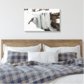 Dundee Herfsten in Winter, Ohio Canvas Afdruk (Insitu (Slaapkamer))