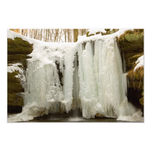 Dundee Herfsten in Winter, Ohio Foto Afdruk (Voorkant)