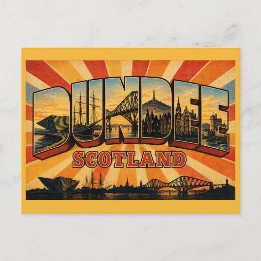 Dundee Schotland V&A Museum Briefkaart (Voorkant)