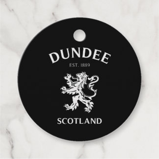 DUNDEE Scotland Bedankjes Labels