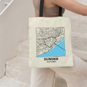Dundee, Scotland City Map Tote Bag