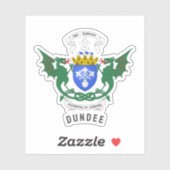 Dundee - Scotland - Coat of Arms Sticker (Vel)