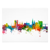 Dundee Scotland Skyline Foto Afdruk (Voorkant)