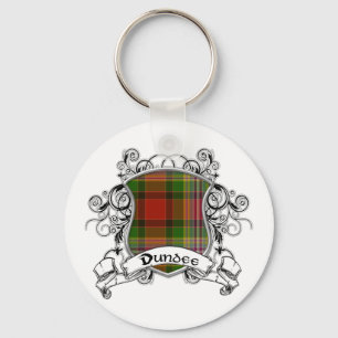 Dundee Tartan Schild Sleutelhanger