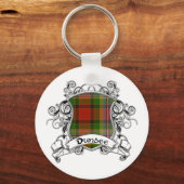Dundee Tartan Schild Sleutelhanger (Voorkant)