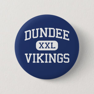 Dundee - Vikings - High School - Dundee Michigan Ronde Button 5,7 Cm