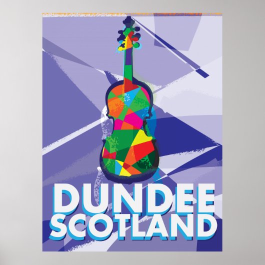 Dundee Vintage Travel poster (Voorkant)