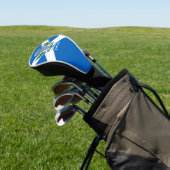 Dundee wapen / St. Andrew's kruis achtergrond Golfheadcover (Insitu)