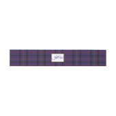 Dundonald Clan Tartan Wedding Belly Band Uitnodigingen Wikkel (Vlak)