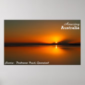Dundowran Beach sunrise poster (Voorkant)