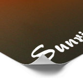 Dundowran Beach sunrise poster (Hoek)