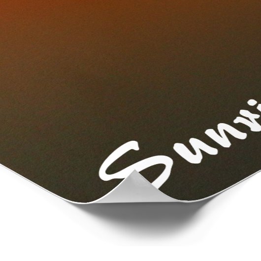 Dundowran Beach sunrise poster (Hoek)