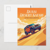 Dune Bashing en Woestijnsafari Briefkaart (Voorkant / Achterkant)