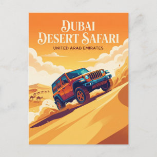 Dune Bashing en Woestijnsafari Briefkaart