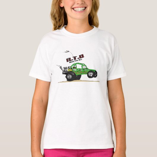 Dune Buggy Fun. T-shirt (Voorkant)