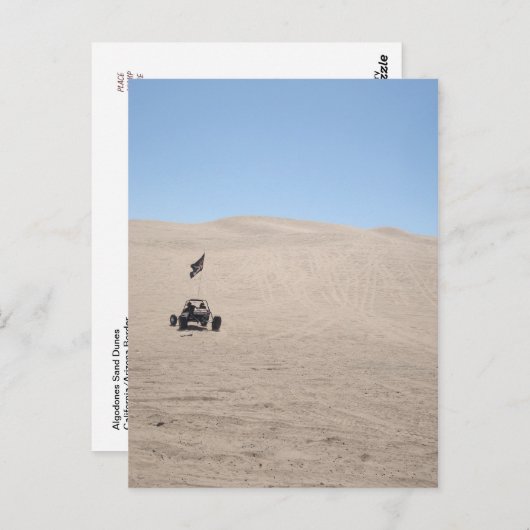 Dune Buggy in Sand Briefkaart (Voorkant / Achterkant)
