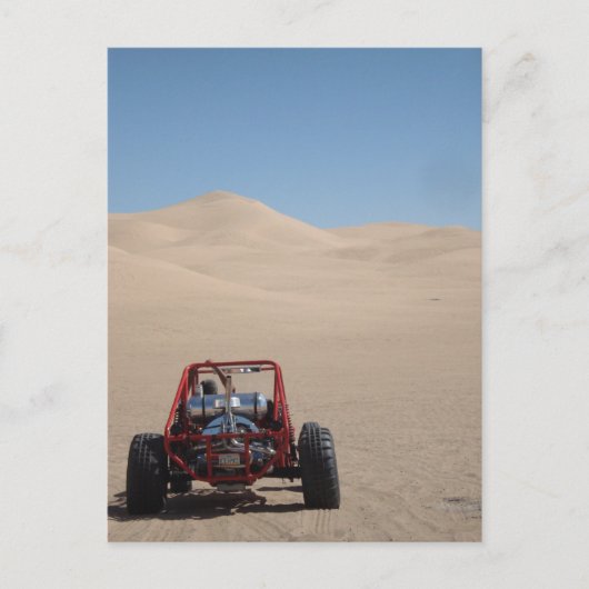 Dune Buggy in Sand Briefkaart (Voorkant)