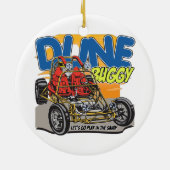 Dune Buggy Play in Sand Keramisch Ornament (Achterkant)