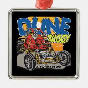 Dune Buggy Play in Sand Metalen Ornament