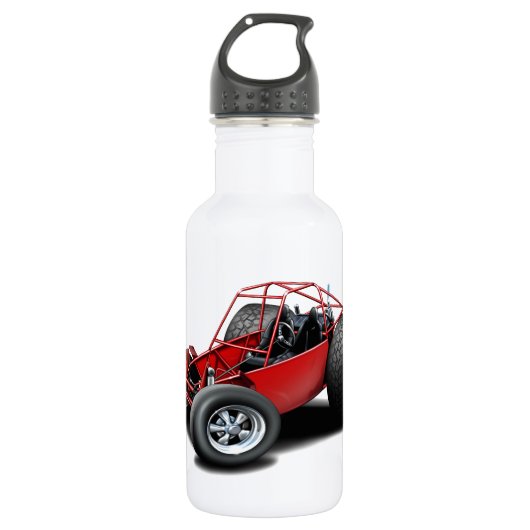 Dune Buggy red Waterfles (Voorkant)