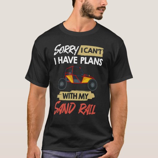 Dune Buggy Sand Rail Car Racing Beach Desert Rc Dr T-shirt (Voorkant)