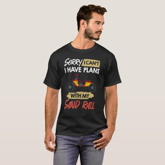 Dune Buggy Sand Rail Car Racing Beach Desert Rc Dr T-shirt (Voorkant volledig)