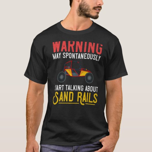 Dune Buggy Sand Rail Car Racing Beach Desert Rc Dr T-shirt (Voorkant)