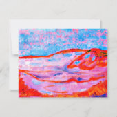 Dune IV kleurrijk kunstwerk van Piet Mondrian Kaart (Voorkant)