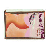 Dune of Pilat, Dunes  France reisposter. Magneet (Horizontaal)