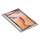 Dune of Pilat, Dunes  France reisposter. Notitieboek (Rechterzijde)