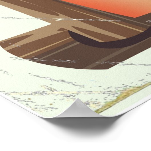 Dune of Pilat, Dunes  France reisposter. Poster (Hoek)