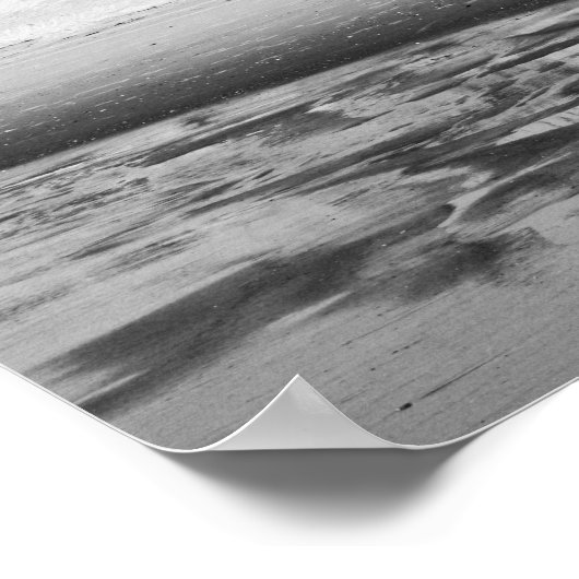 Dune Reflection (B&W) Poster (Hoek)