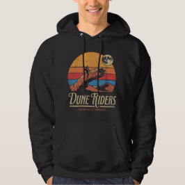 Dune Riders Retro Woestijnplaneet Hoodie