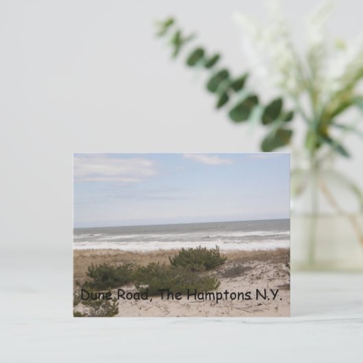 Dune Road II Briefkaart (Staand voorkant)