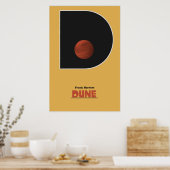Dune Scifi Design Collectie Poster (Keuken)