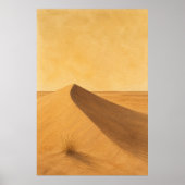 Dune Shadow Curve Watercolour Boho Art Poster (Voorkant)