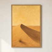Dune Shadow Curve Watercolour Boho Art Poster