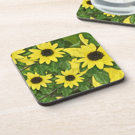 Dune Sunflower Onderzetters (Linkerzijde)