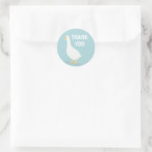 Dune the Duck Dank u Sticker Baby shower Favor (Tas)