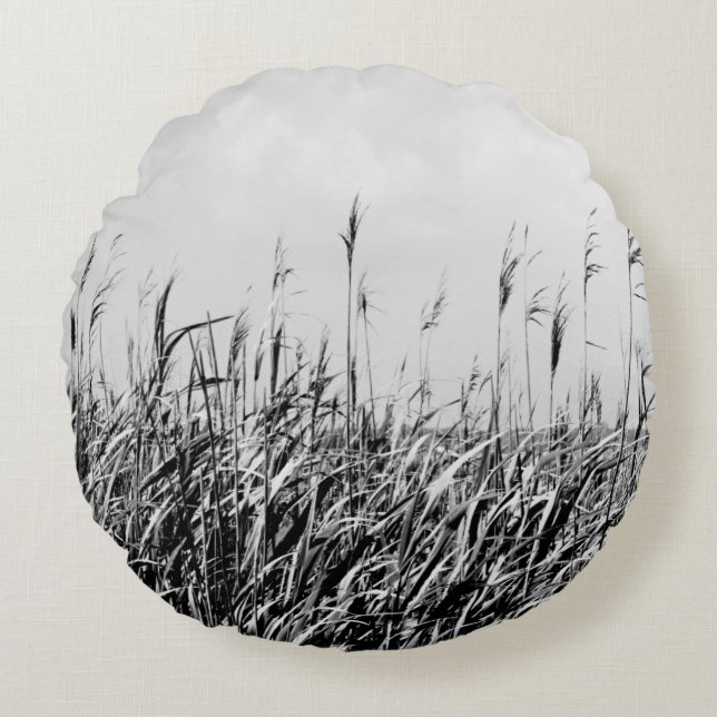 Dune Triptych III Rond Kussen (Voorkant)